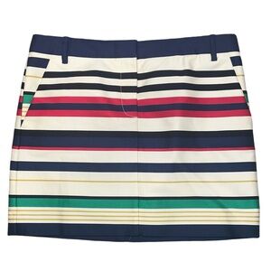 JCREW Miniskirt Striped Size 6